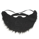 Costume Party Men Halloween Beard Facial Hair Disguise Game Black Mustached  Z