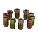 10 Packs 10mmx1mm Brake Pipe Screw Nuts For Braking Steel