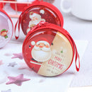 Xmas Christmas Candy Tin Box Candy Jar Iron Boxes Storage Coin Headphones Ca- 3C