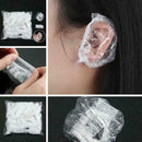 100PC Cover Hair Dye Earmuffs Bathing Waterproof Disposable Cap Tool H5Y4