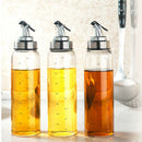 Olive Oil And Vinegar Dispenser With Drip-Free Spouts - Oil And Vinegar Bot G6L7