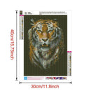 5D DIY Full Drill Diamond Painting Tiger Embroidery Mosaic Craft Kit (W584)