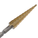 3-12mm Coated Stepped Drill Bits Hex Handle Drill Bit Metal Drilling Power T BX