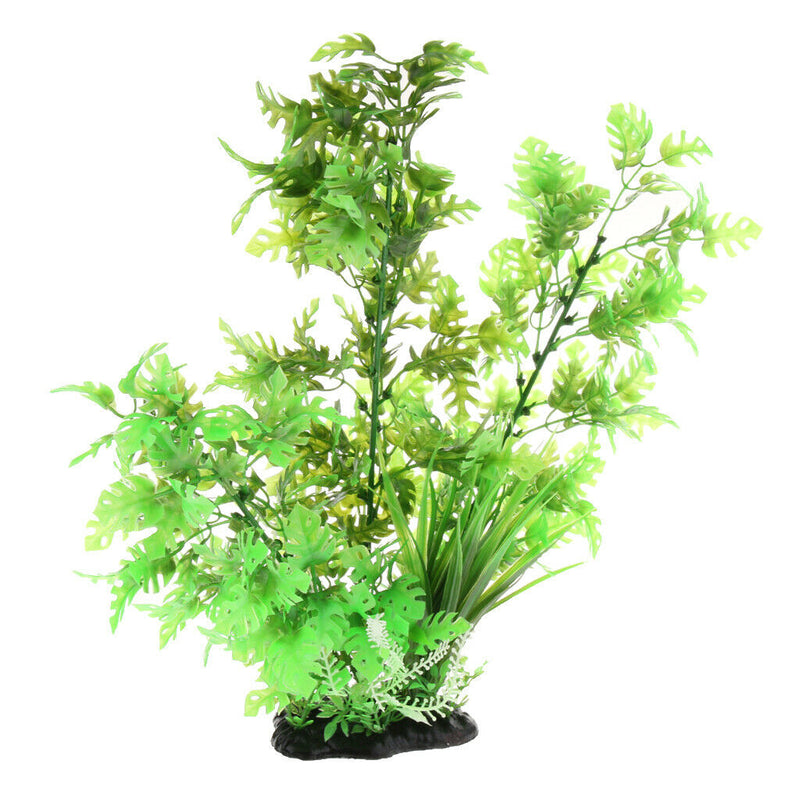 2pc Aquatic Plants, Large Aquarium Plant Plastic Fish Tank High Tree Decorations
