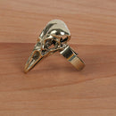 1Pc Gothic Punk Rock Joint Armor Ring Knuckle Finger Claw Ring Bird's Head R Ew