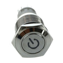 Pushbutton Switches Pushbutton Pushbutton 16mm 12V 3A blue metallic TOP