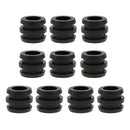 Pack Of 10 Table Football Replacement Rubber Buffers, Rod Buffers 16mm Black