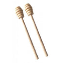2x Wooden Jam Honey Spoon Wooden Stir Stick Syrup Spoon Dip