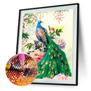 DIY Diamond Painting Flower Peafowl Cross Stitch Embroidery Mosaic Craft