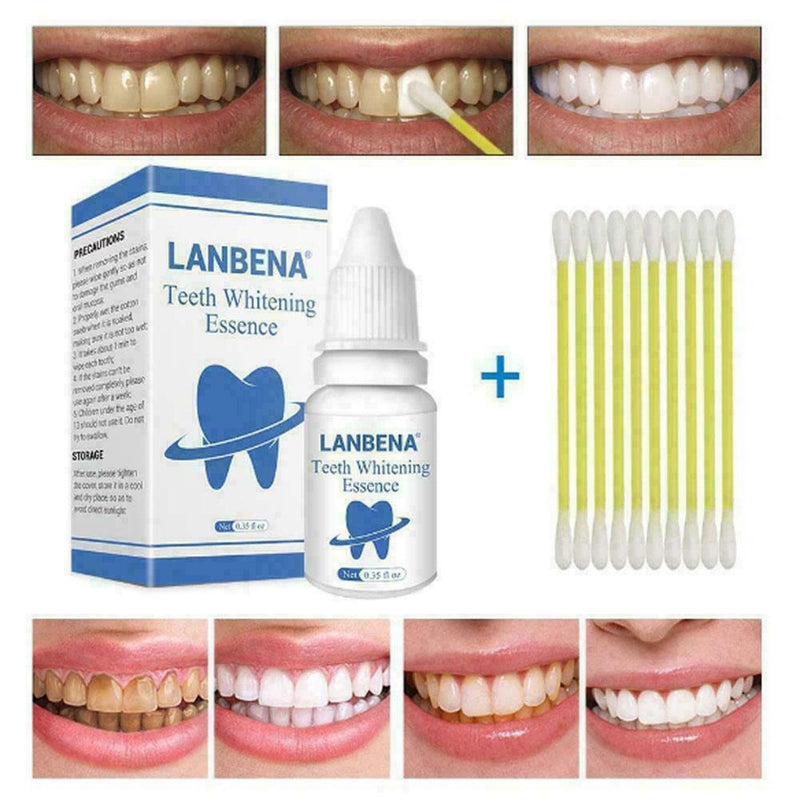 Cleaning Teeth Whitening Removes Plaque Stains for 10ml Tools Oral Hygiene E7B7