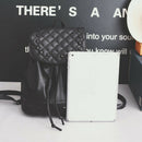 Korean Style Women PU Leather Casual Backpack Rivet Travel Bag School Bag SN9F