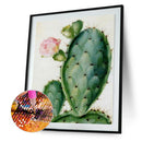 5D DIY Full Round Drill Diamond Painting Cactus Cross Stitch Embroidery Kit