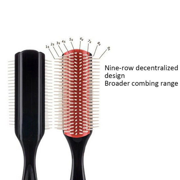 21cm Hair Styling Brush Wheat Straw Detangle Hairbrush Hair Straight Massage Hn