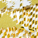 25x Xmas Tree Drinking Straws Cocktail Christmas Birthday Party Paper Straws