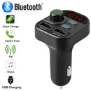 Wireless Bluetooth 5.0 Car Kit FM Transmitter Handsfree Charger MP3 Player USB