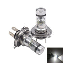 2Pcs High Power Led H4 Hb2 9003 Bulb 100W 20Led Car Fog Light Lamp Headligh P3D4