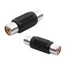 5pcs Audio Video RCA Female to Female Coupler Joiner Barrel Adapter X6K7