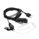 Air Acoustic Tube Earbud Earpiece Earphone Mic for Midland Walkie Talkie