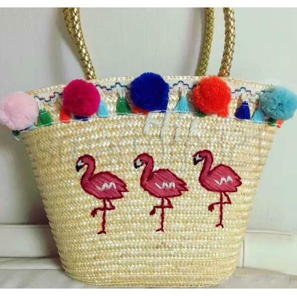 1 Yard Colorful Pompon Bead Fringe Tassels Braid Jacquard Ribbon Trims 60mm