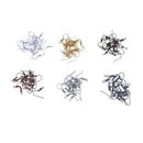 120pcs/Lot 6 Colors Earring Hook Coil Ear Wire for Jewelry Making