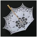 Victorian umbrella umbrella lace wedding bride umbrella white 30x51cm