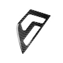 Car Carbon Fiber Left Drive Seat Adjustment Button Panel Cover for Mercedes Q6H6