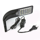 LED Waterproof Aquarium Light Fish Tank Plant Grow Clip Lamp (White Black)
