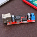 Dual USB Output 9V/12V/24V/36V to 5VDC-DC Car Charger 3A Step-down Module