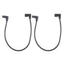 2Pcs IEC 320 C14 Male to C13 Female Converter PDU Power Lead Angle Cable 23"