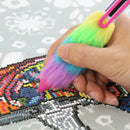 Feather Duster DIY Embroidery Diamond Painting Point Drill Pen Random Color