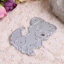 Cute Dog Cutting Dies Stencils DIY Scrapbooking Embossing Album Paper Card Craft