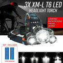 12000LM XML T6 LED Headlamp Headlight Head Torch Battery Flashlight Camp Lamp