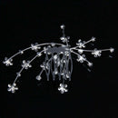 Flower Comb Bridesmaid Crystal Rhinestone Style Wedding Tiara