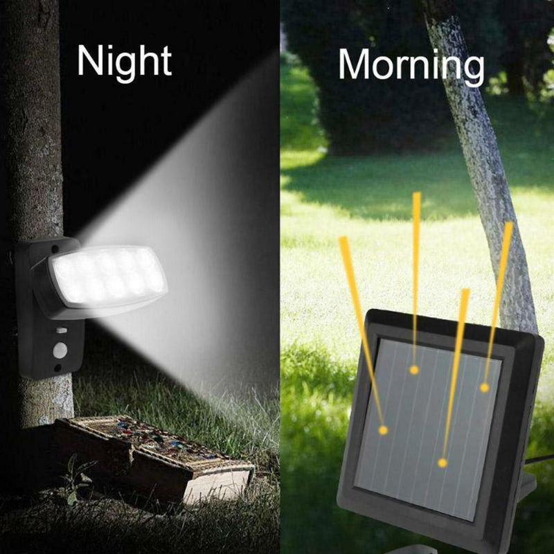 Waterproof 10 LED 3W 6V Solar Light Motion Sensor Outdoor Garden Yard Wall Lamp