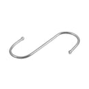 10 pieces 8 cm S-shaped stainless steel hook Rideau hook S Kitchen curtain  Q6J7