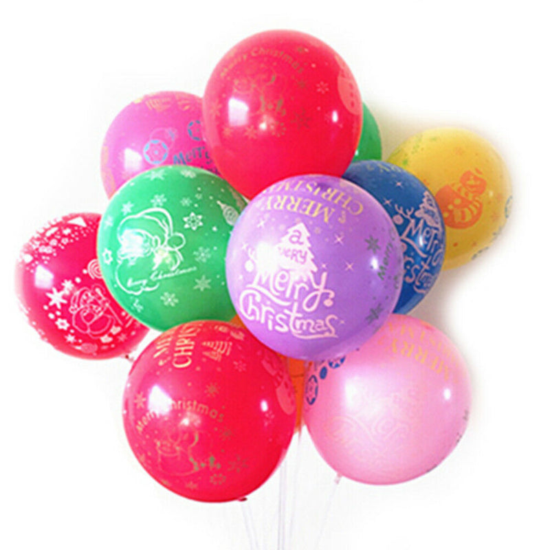 10pcs 12inch Latex Printed Balloon Celebration Party Wedding Birthday Kids LJ
