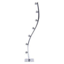 7 Compartments Metal Rack Clothes Towels Ball Waterfall Bracket K1B9