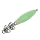 Hatome hook lure Luminous squid hook Double layer light green M8N4