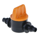 10Pcs Mini Valve with 4/7mm Hose Irrigation Barbed Water Flow Control ValvME