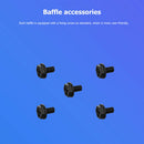 5pcs Heat Dissipation PC Case PCI Baffle Expansion Graphics Card Slot Plate A