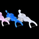 1Set Dental Teeth Clean Wax Dental Floss Stick Toothpick Tooth tool blue