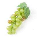 Artificial Plastic Fruit Grapes Cluster Home Office Decoration Green