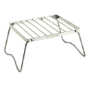 Stainless Steel Foldable Cooking Pot Stove Burner Support Stand Rack Picnic BBQ