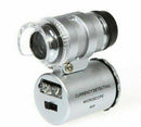 60X Magnifier Loupe Jewelry Jewelers Pocket Magnifier Loop Eye Glass Led Light