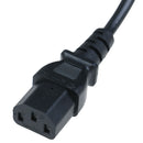 0.6m IEC 320 C13 to EU AC power cable cord 2 pin round EU plug power cable bl 3C