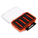 Plastic Fly/Ice Fishing Jig Box Slit Foam Insert Bait Lure Hook Storage Case