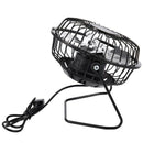 High Quality 4 Inch Cooling Ventilation Fan USB Solar Powered Panel Iron Fa O8U5