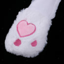 Children Kids Girls Earmuff Scarf Hat Cute Inflatable Novelty Rabbit Ear Cap