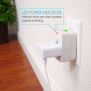 World Universal Travel Adapter with USB Convertor wall Plug Power US UK AU WK