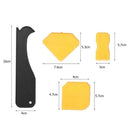 4pcs Door Silicone Sealant Spreader Spatula Scraper Caulk Removal Tool Kit